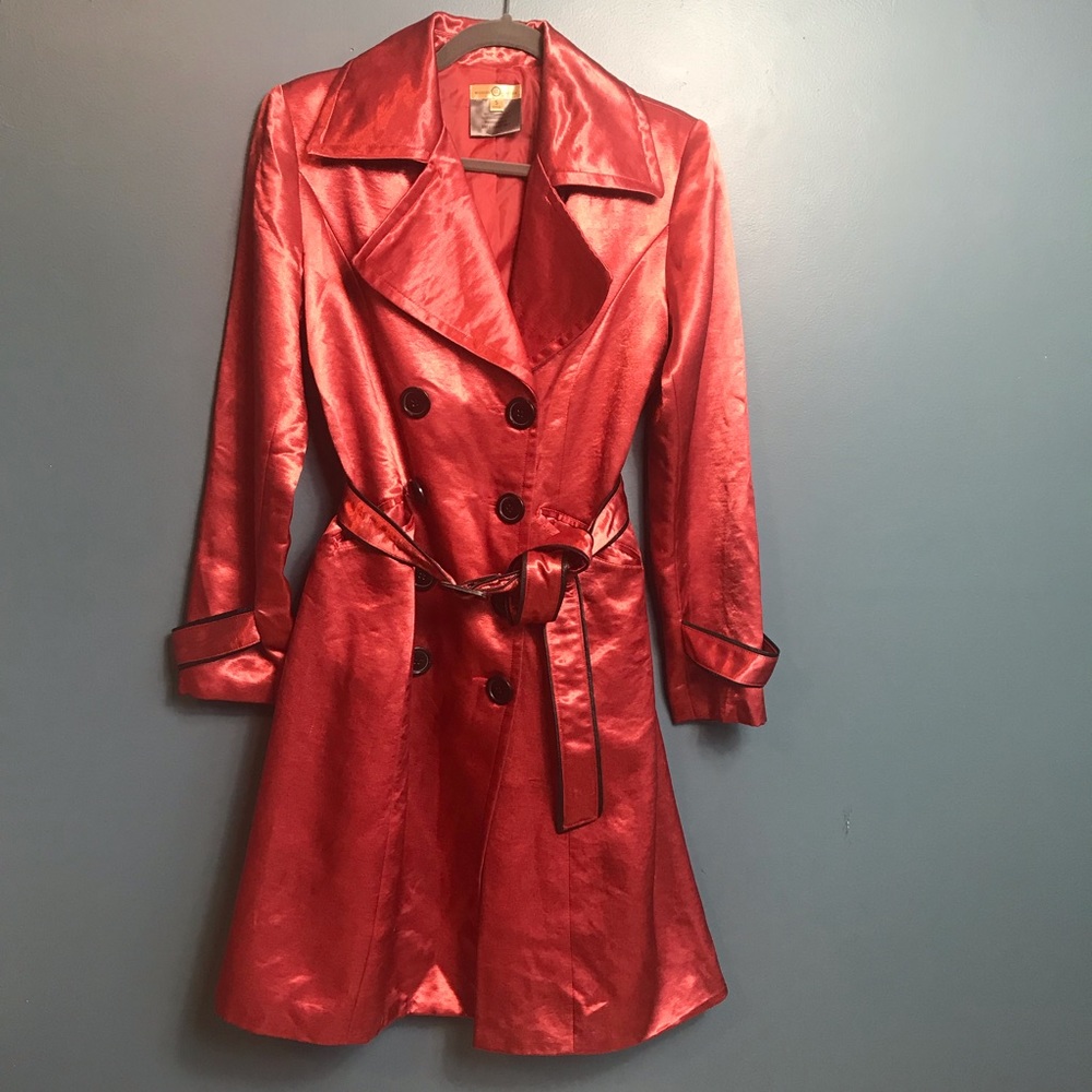 Wilsons Leather Trench Vintage Small Polyester